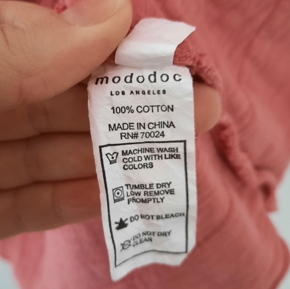 Mododoc Los Angeles Pink Sheth Dress M - Picture 4 of 5